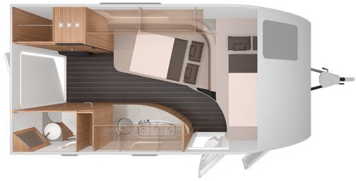 Knaus Sport&Fun 480 QL Black Selection Auflastung 1700 - Caravan: picture 3 Knaus Sport&Fun 480 QL Black Selection Auflastung 1700 - Caravan: picture 3
