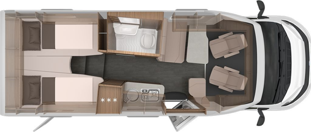 Knaus Van TI 650 MEG VANSATION Automatik - Semi-integrated motorhome: picture 2 Knaus Van TI 650 MEG VANSATION Automatik - Semi-integrated motorhome: picture 2