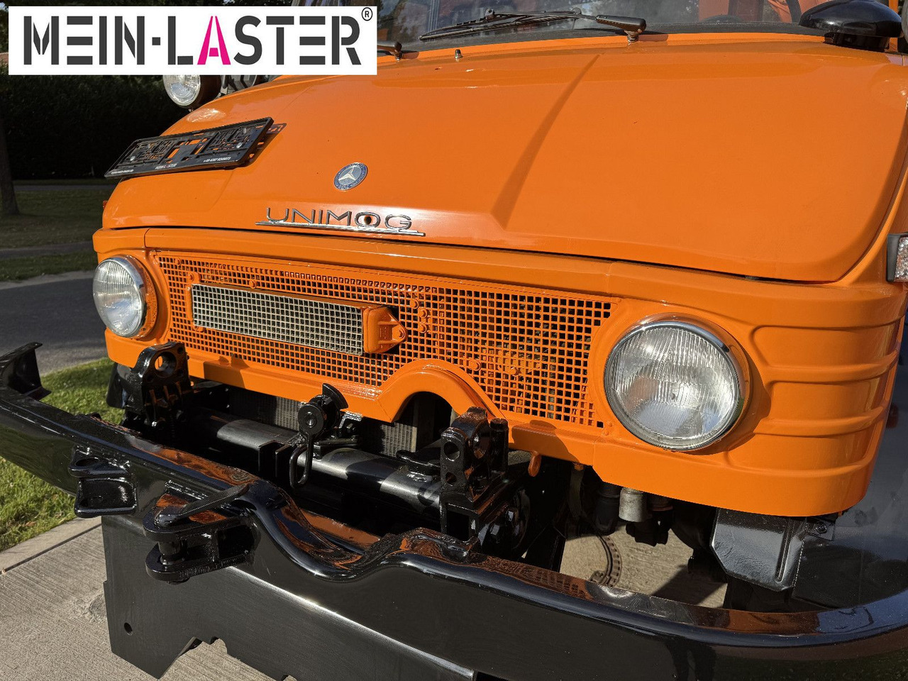 Crane truck, Dropside/ Flatbed truck Unimog U 1100 Atlas AK 3006 nur 14.215 km-1. Hand: picture 13 Crane truck, Dropside/ Flatbed truck Unimog U 1100 Atlas AK 3006 nur 14.215 km-1. Hand: picture 13