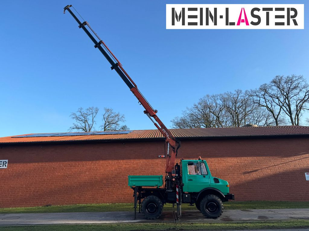Unimog U 1200 Atlas 75.2 14 m Funk FB *1. Hand - Crane truck: picture 2 Unimog U 1200 Atlas 75.2 14 m Funk FB *1. Hand - Crane truck: picture 2