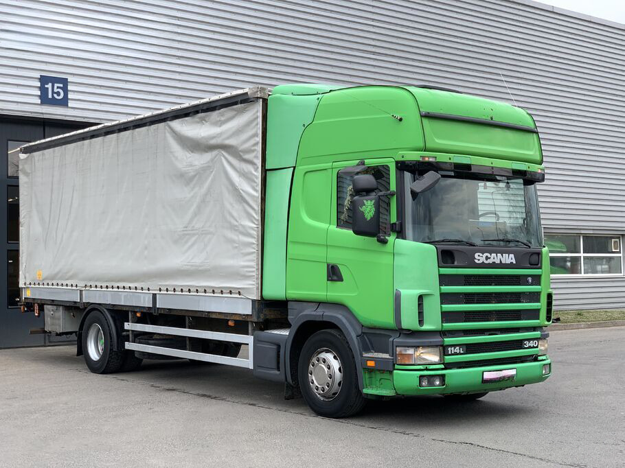 SCANIA 114L 340 - Curtainsider truck: picture 1 SCANIA 114L 340 - Curtainsider truck: picture 1