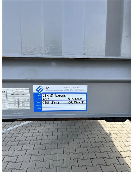 Krone 75x 2015 XL MEGA P400 HUCKEPACK - Closed box semi-trailer: picture 2 Krone 75x 2015 XL MEGA P400 HUCKEPACK - Closed box semi-trailer: picture 2