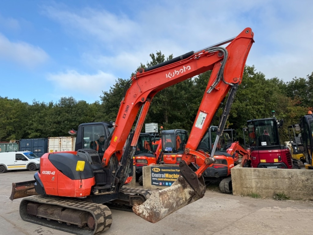Kubota KX 080-4  - Mini excavator: picture 4 Kubota KX 080-4  - Mini excavator: picture 4