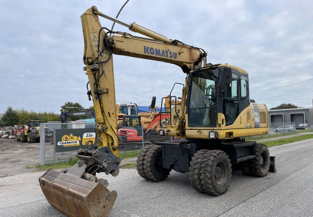 Komatsu PW 160 ES-7K Clima German machine! - Wheel excavator: picture 1 Komatsu PW 160 ES-7K Clima German machine! - Wheel excavator: picture 1