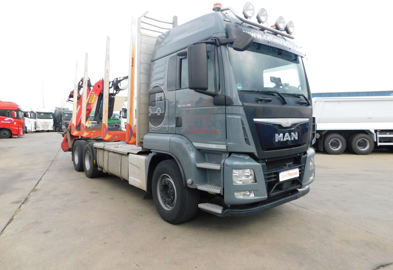 Man Tgs - Log truck, Crane truck: picture 2 Man Tgs - Log truck, Crane truck: picture 2