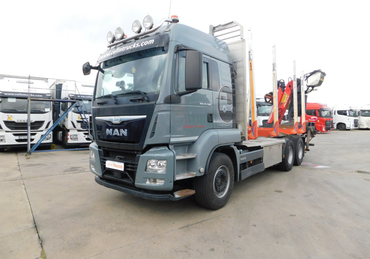 Man Tgs - Log truck, Crane truck: picture 1 Man Tgs - Log truck, Crane truck: picture 1