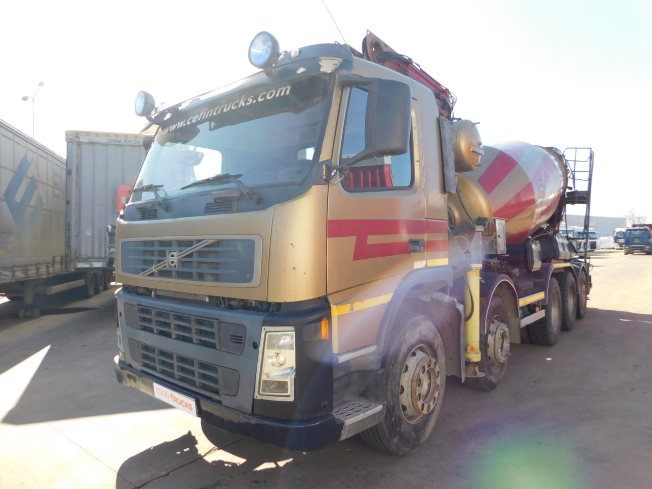 Volvo Pompa de beton cu mixer fm 9 - Concrete mixer truck: picture 1 Volvo Pompa de beton cu mixer fm 9 - Concrete mixer truck: picture 1