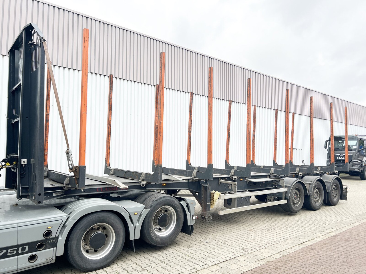 Gsodam 3-Achs Holzauflieger Gsodam 3-Achs Holzauflieger, Liftachse - Log semi-trailer: picture 1 Gsodam 3-Achs Holzauflieger Gsodam 3-Achs Holzauflieger, Liftachse - Log semi-trailer: picture 1