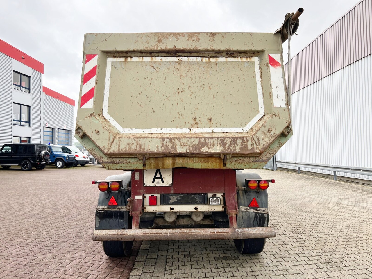 Tipper semi-trailer Langendorf SKS-HS 24/28 SKS-HS 24/28, Stahlmulde ca. 24m³, Liftachse: picture 6