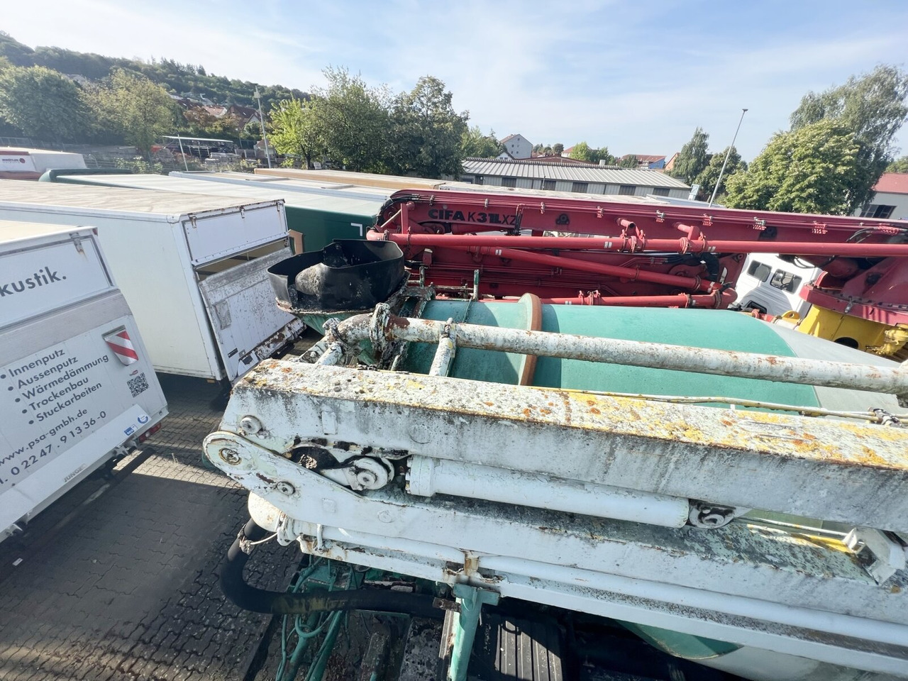 MAN 33.292 8x4 33.292 8x4 Mischer Stetter 7m³ mit Pumpe Schwing 21m, 6-Zylinder - Concrete mixer truck: picture 3 MAN 33.292 8x4 33.292 8x4 Mischer Stetter 7m³ mit Pumpe Schwing 21m, 6-Zylinder - Concrete mixer truck: picture 3