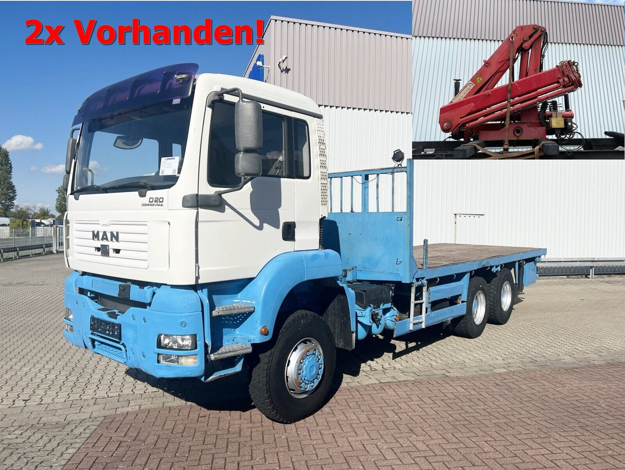 MAN TGA 26.310 6X6 BB TGA 26.310 6X6 BB mit Kran HMF 1253-K4, Funk - Crane truck, Dropside/ Flatbed truck: picture 1 MAN TGA 26.310 6X6 BB TGA 26.310 6X6 BB mit Kran HMF 1253-K4, Funk - Crane truck, Dropside/ Flatbed truck: picture 1