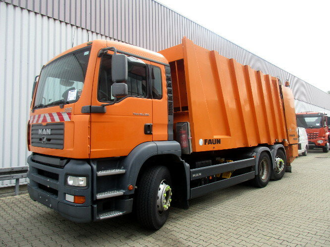 MAN TGA 26.350 6x2-2BL TGA 26.350/400 6x2-2BL FAUN POWER PRESS 524, OHNE MOTOR! - Garbage truck: picture 1 MAN TGA 26.350 6x2-2BL TGA 26.350/400 6x2-2BL FAUN POWER PRESS 524, OHNE MOTOR! - Garbage truck: picture 1