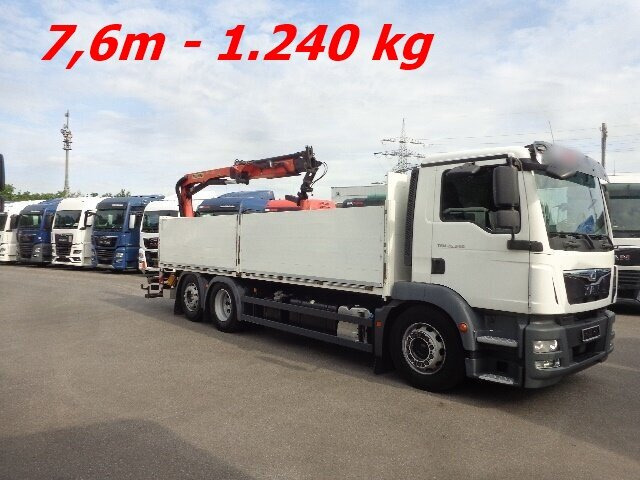 MAN TGM 26.340 6x2-4 LL TGM 26.340 6x2-4 LL,Lenk-Liftachse, Heckkran, Palfinger PK 11.001, faltbar, - Crane truck, Dropside/ Flatbed truck: picture 5 MAN TGM 26.340 6x2-4 LL TGM 26.340 6x2-4 LL,Lenk-Liftachse, Heckkran, Palfinger PK 11.001, faltbar, - Crane truck, Dropside/ Flatbed truck: picture 5