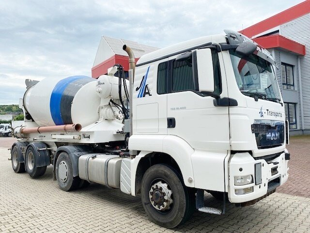 Concrete mixer truck MAN TGS 18.400 4x4H BLS TGS 18.400 4x4H BLS + Auflieger KARRENA 10m³ Betonmischer: picture 11