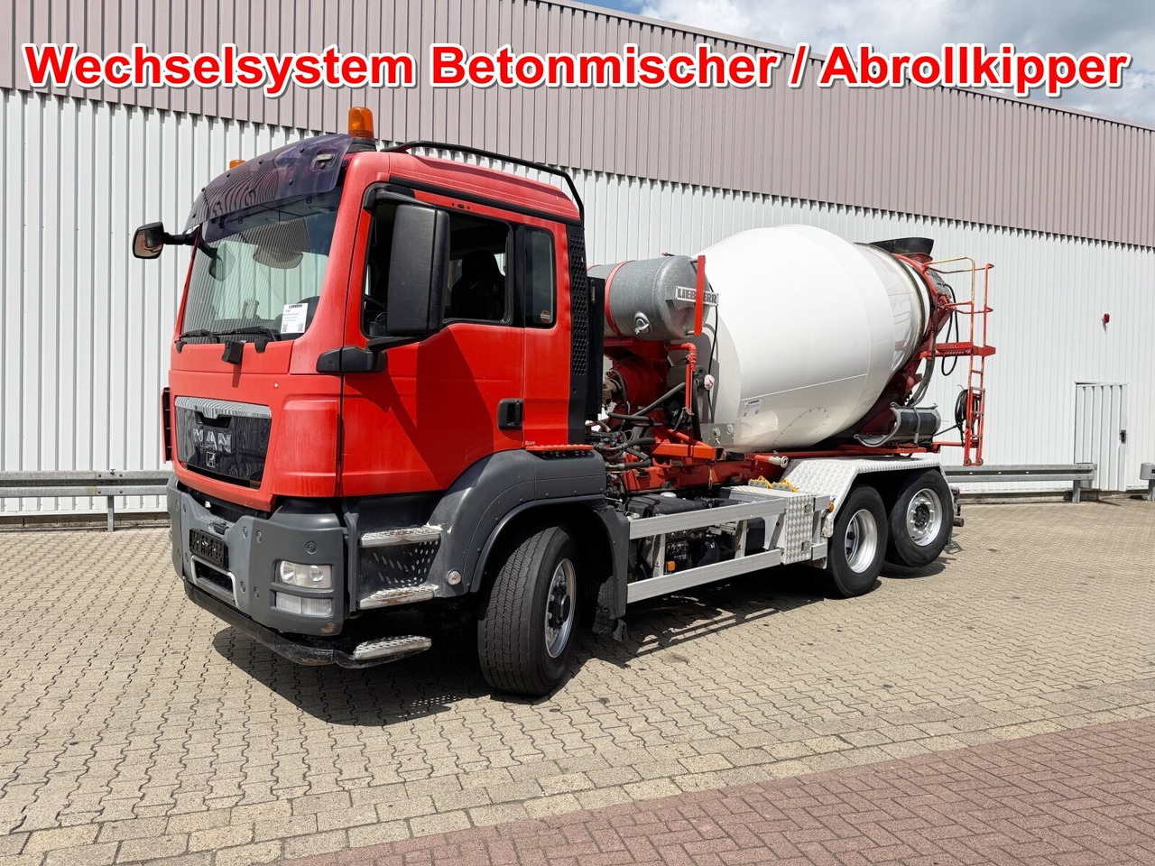 MAN TGS 26.480 6x4H-4 BL TGS 26.480 6x4H-4 BL, Liebherr HTM 704, Multilift Abroller HydroDrive, Lenk-/Liftachse, Wechselfahrzeug - Concrete mixer truck: picture 1 MAN TGS 26.480 6x4H-4 BL TGS 26.480 6x4H-4 BL, Liebherr HTM 704, Multilift Abroller HydroDrive, Lenk-/Liftachse, Wechselfahrzeug - Concrete mixer truck: picture 1
