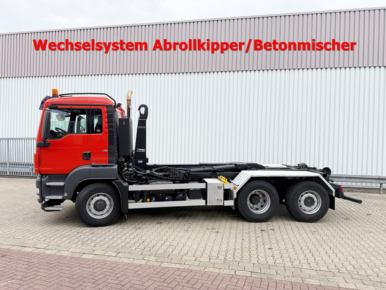 MAN TGS 26.480 6x4H-4 BL TGS 26.480 6x4H-4 BL, Multilift Abroller HydroDrive, Lenk-/Liftachse, Wechselfahrzeug - Hook lift truck: picture 1 MAN TGS 26.480 6x4H-4 BL TGS 26.480 6x4H-4 BL, Multilift Abroller HydroDrive, Lenk-/Liftachse, Wechselfahrzeug - Hook lift truck: picture 1