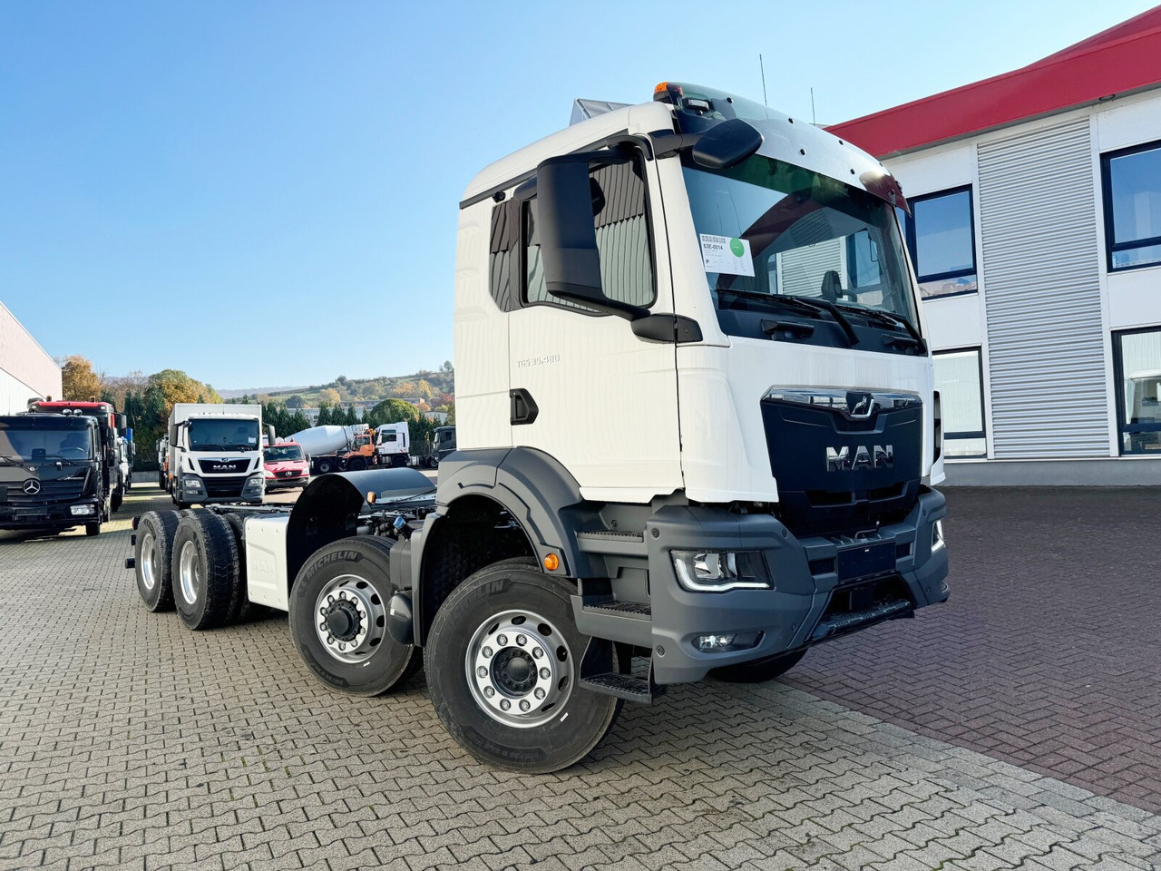 New Tipper MAN TGS 35.480 8x6H BL CH TGS 35.480 8x6H BL CH, HydroDrive, Navi, Meiller 3-Seiten Kipper: picture 8