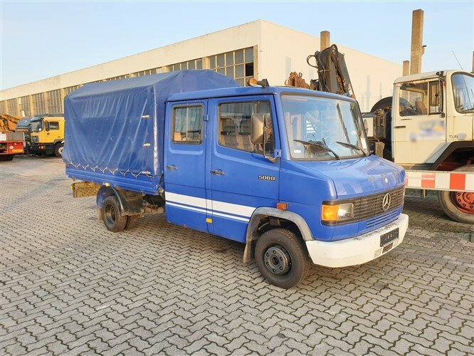 Mercedes-Benz 508 D 4x2 Doka 508 D 4x2 Doka, EX-THW - Curtainsider truck: picture 1 Mercedes-Benz 508 D 4x2 Doka 508 D 4x2 Doka, EX-THW - Curtainsider truck: picture 1