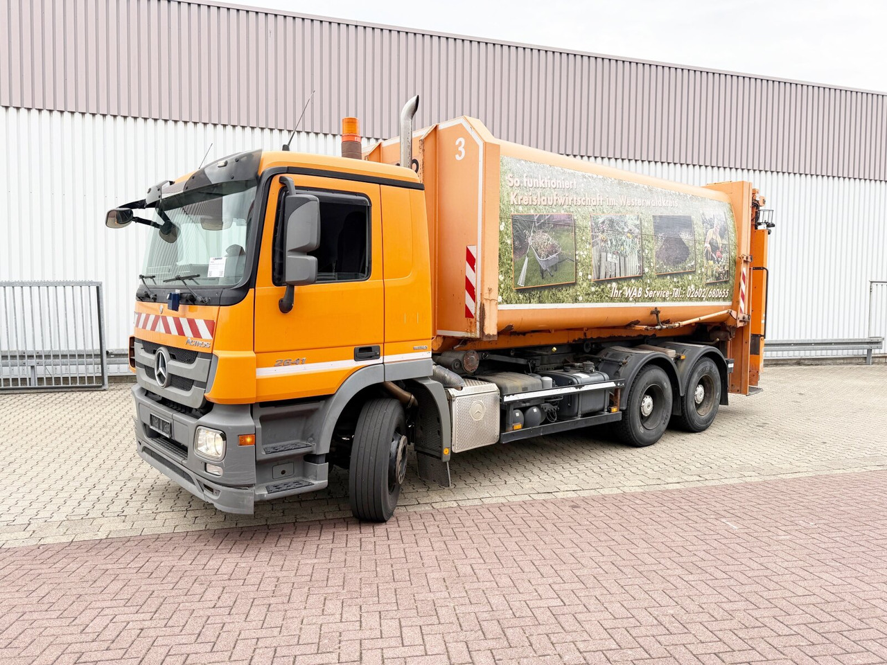 Mercedes-Benz Actros 2641/48 L 6x4 Actros 2641/48 L 6x4, Seilabroller, Haller Lotos, Zöller Schüttung - Garbage truck: picture 1 Mercedes-Benz Actros 2641/48 L 6x4 Actros 2641/48 L 6x4, Seilabroller, Haller Lotos, Zöller Schüttung - Garbage truck: picture 1
