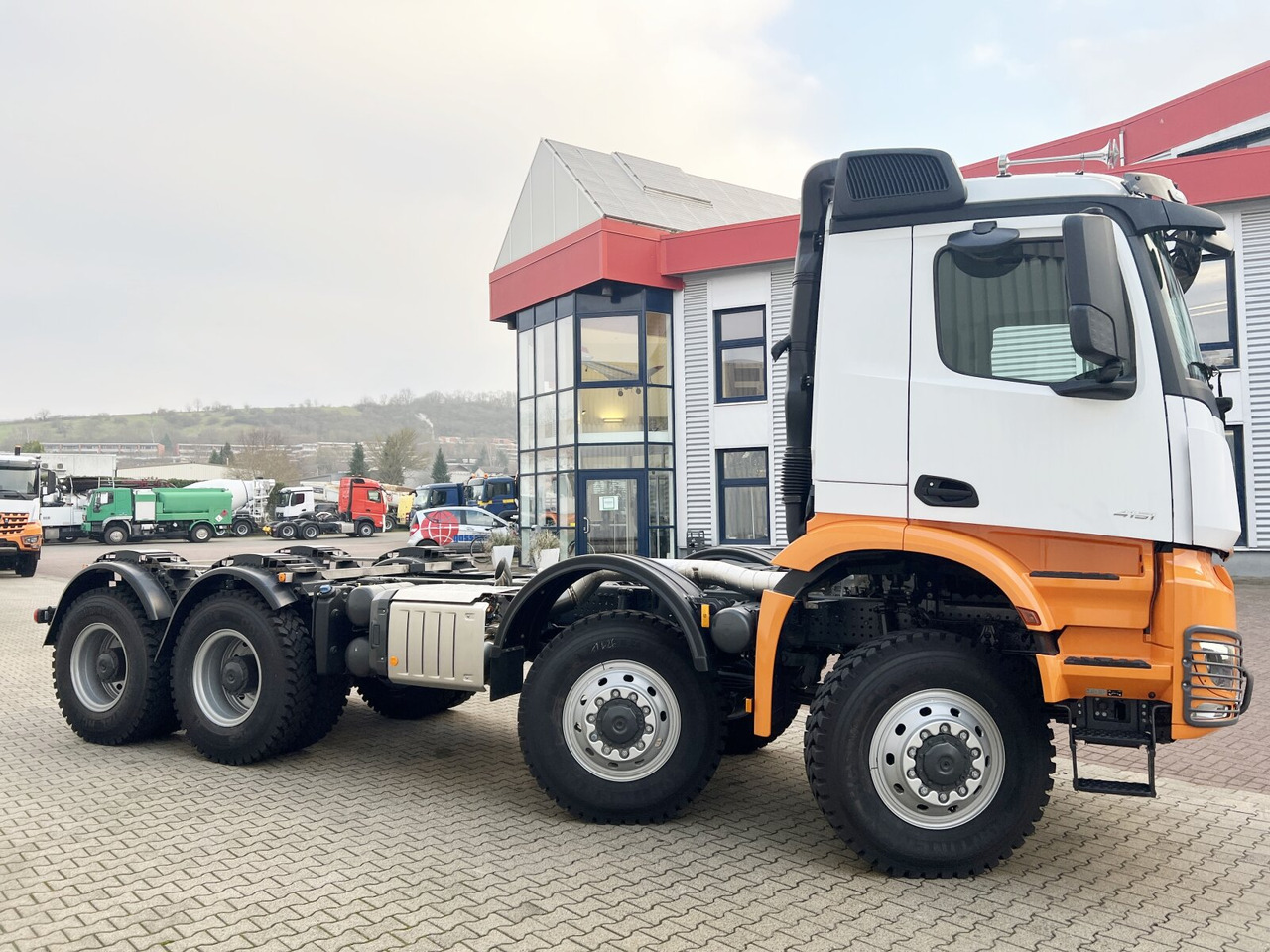 New Dumper Mercedes-Benz Arocs 4151 AK 8x8/4 Arocs 4151 AK 8x8/4, Grounder, Meiller Stahlmulde 18m³: picture 10
