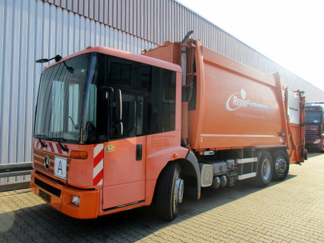 Garbage truck for transportation of garbage Mercedes-Benz Econic 2628L/NLA6x2/4 Econic 2628L 6x2-4 Schörling 3R11 22.5, Terberg Schüttung: picture 8