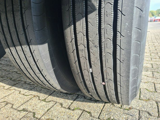 Dropside/ Flatbed semi-trailer SCHELLING 504 H 22 SCHELLING 504 H 22 mit Kran Ferrari 708, 7m/t: picture 13