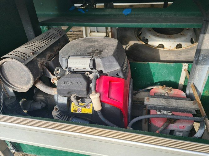 Dropside/ Flatbed semi-trailer SCHELLING 504 H 22 SCHELLING 504 H 22 mit Kran Ferrari 708, 7m/t: picture 14