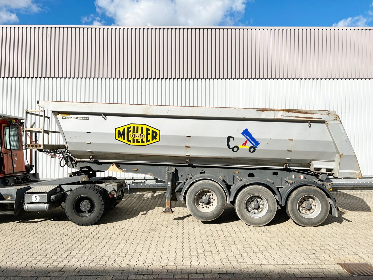 Meiller MHPS 12/27 MHPS 12/27 NOSS2, Stahlmulde ca. 26m³, Liftachse - Semi-trailer: picture 5 Meiller MHPS 12/27 MHPS 12/27 NOSS2, Stahlmulde ca. 26m³, Liftachse - Semi-trailer: picture 5