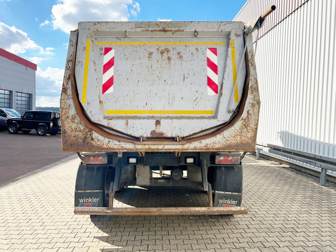 Semi-trailer Meiller MHPS 12/27 MHPS 12/27 NOSS2, Stahlmulde ca. 26m³, Liftachse: picture 7