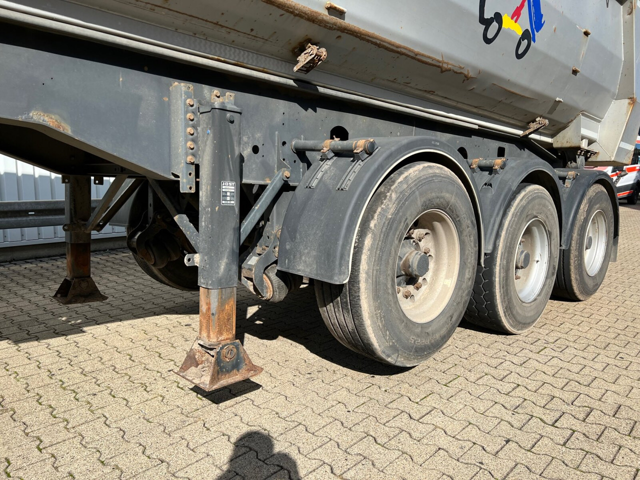 Semi-trailer Meiller MHPS 12/27 MHPS 12/27 NOSS2, Stahlmulde ca. 26m³, Liftachse: picture 10