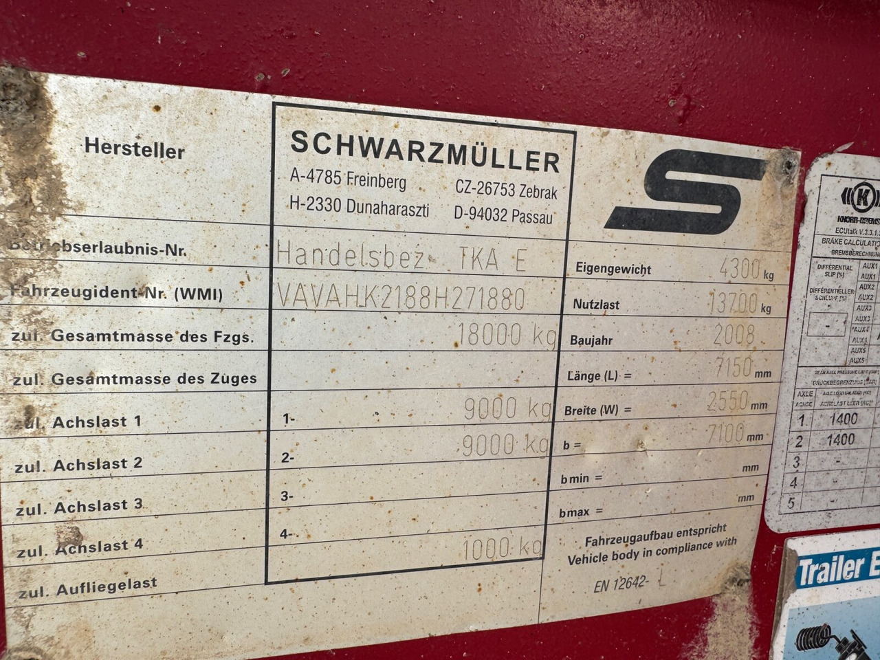 Schwarzmüller TKA-E 18 TKA-E 18, Alu-Bordwände ca. 11m³ - Trailer: picture 3 Schwarzmüller TKA-E 18 TKA-E 18, Alu-Bordwände ca. 11m³ - Trailer: picture 3