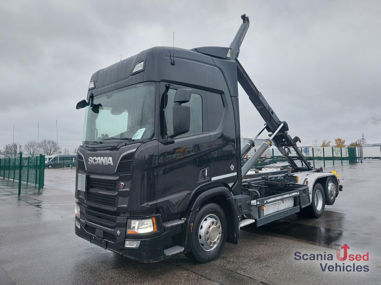 SCANIA R 520 B6x2*4NB V8 Meiler RK 21.65 - Hook lift truck: picture 1 SCANIA R 520 B6x2*4NB V8 Meiler RK 21.65 - Hook lift truck: picture 1