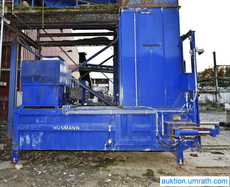Industrial equipment Husmann MP 1300 TS stationäre Presse Kanalpresse, Müllpresse, Reststoffpresse Papierpresse Folienpresse horizontal für Presscontainer: picture 1