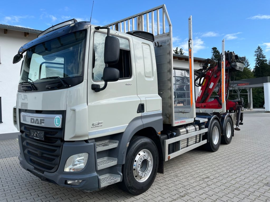 DAF CF 460 6x4 mit Riedler Holzaufb. Penz Kran 12Z DAF CF 460 6x4 mit Riedler Holzaufb. Penz Kran 12Z - Log truck, Crane truck: picture 4 DAF CF 460 6x4 mit Riedler Holzaufb. Penz Kran 12Z DAF CF 460 6x4 mit Riedler Holzaufb. Penz Kran 12Z - Log truck, Crane truck: picture 4