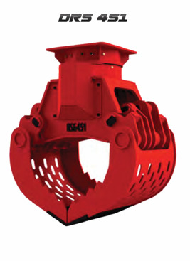 DEMOQ DRS451 Hydraulic Polyp -grab 800 kg - Grapple for Construction machinery: picture 1 DEMOQ DRS451 Hydraulic Polyp -grab 800 kg - Grapple for Construction machinery: picture 1