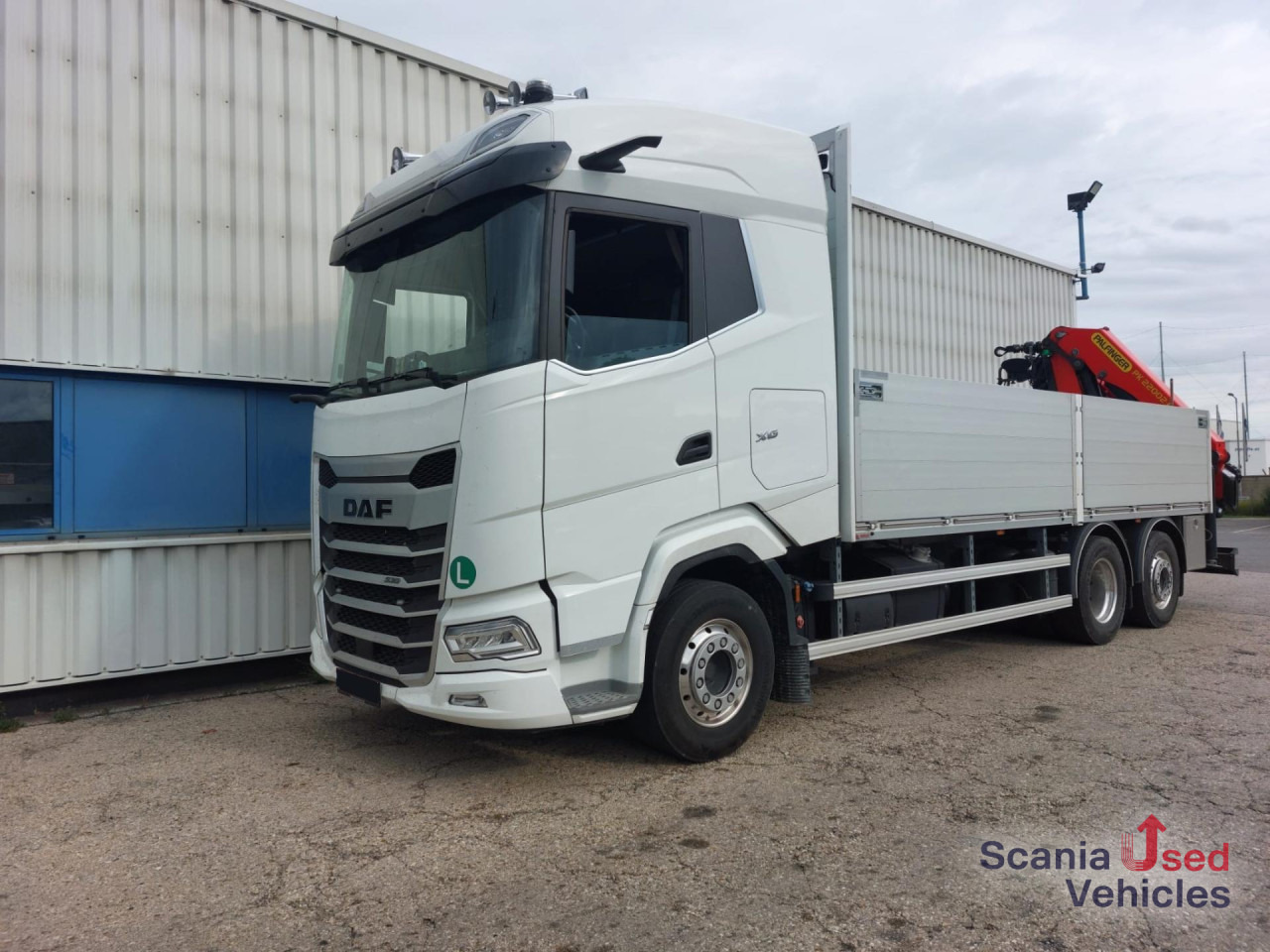 DAF XG 530 FAN 6x2-4 PALFINGER PK 22002-EH D - Dropside/ Flatbed truck, Crane truck: picture 1 DAF XG 530 FAN 6x2-4 PALFINGER PK 22002-EH D - Dropside/ Flatbed truck, Crane truck: picture 1