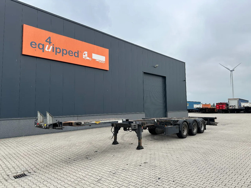 Broshuis 3UCC-39/45 FLN, 45FT High Cube multi, BPW, liftaxle, NL-chassis, 2x available - Container transporter/ Swap body semi-trailer: picture 1 Broshuis 3UCC-39/45 FLN, 45FT High Cube multi, BPW, liftaxle, NL-chassis, 2x available - Container transporter/ Swap body semi-trailer: picture 1