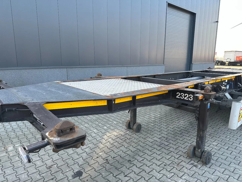 Container transporter/ Swap body semi-trailer Burg 20FT ADR (EX/II, EX/III, FL, AT), Leeggewicht: 3.690kg, SAF INTRADISC, 2x liftaxle, ALCOA, NL-Chassis: picture 8
