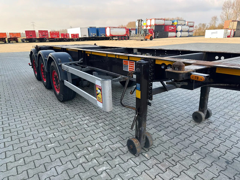 Container transporter/ Swap body semi-trailer Burg 20FT ADR (EX/II, EX/III, FL, AT), Leeggewicht: 3.690kg, SAF INTRADISC, 2x liftaxle, ALCOA, NL-Chassis: picture 12