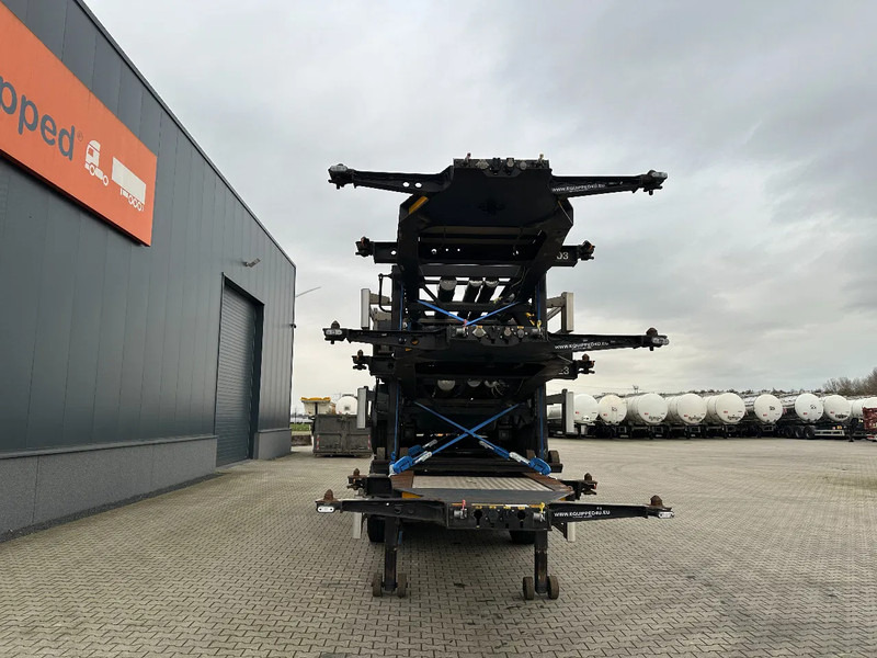 Burg stack of 3x BURG 20FT ADR (EX/II, EX/III, FL, AT) Chassis, Empty weight : 3.690kg, SAF INTRADISC, 2x Liftaxle, NL-chassis - Container transporter/ Swap body semi-trailer: picture 4 Burg stack of 3x BURG 20FT ADR (EX/II, EX/III, FL, AT) Chassis, Empty weight : 3.690kg, SAF INTRADISC, 2x Liftaxle, NL-chassis - Container transporter/ Swap body semi-trailer: picture 4
