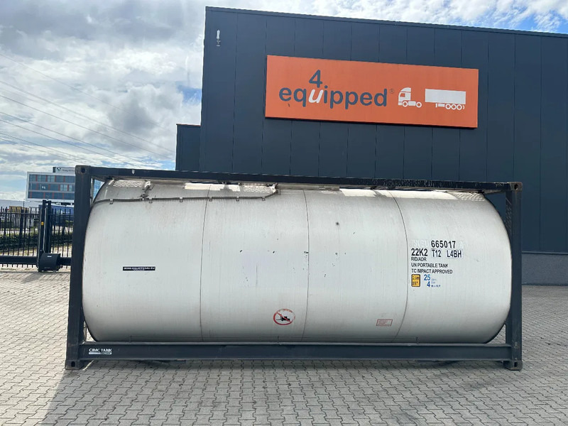 CIMC 20FT ISO / 25.020L-1-COMP. / L4BN / UN Portable / T11 / test: 10-2027 - Storage tank: picture 2 CIMC 20FT ISO / 25.020L-1-COMP. / L4BN / UN Portable / T11 / test: 10-2027 - Storage tank: picture 2