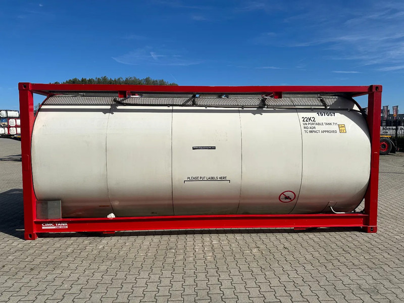 Storage tank for transportation of chemicals CIMC 20FT ISO, 25.080L/1-COMP/3 BAFFELS/4 covers, 5Y valid until 12/2026: picture 6