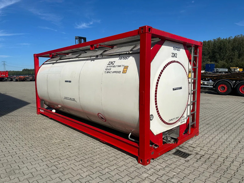 Storage tank for transportation of chemicals CIMC 20FT ISO, 25.080L/1-COMP/3 BAFFELS/4 covers, 5Y valid until 12/2026: picture 7
