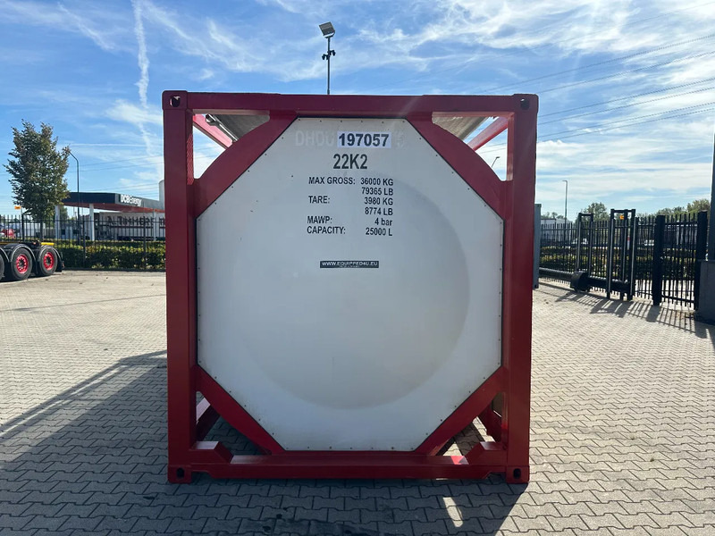 Storage tank for transportation of chemicals CIMC 20FT ISO, 25.080L/1-COMP/3 BAFFELS/4 covers, 5Y valid until 12/2026: picture 8