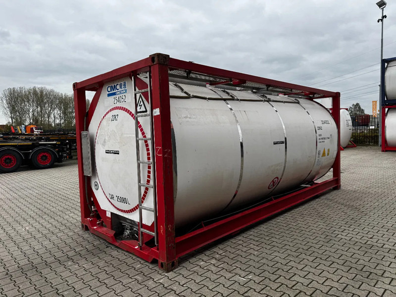 CIMC 20FT ISO, 25.080L / 1-COMP / 3 BAFFELS / T12 / 4 manholes / ADR valid until 02/2027 - Storage tank: picture 4 CIMC 20FT ISO, 25.080L / 1-COMP / 3 BAFFELS / T12 / 4 manholes / ADR valid until 02/2027 - Storage tank: picture 4