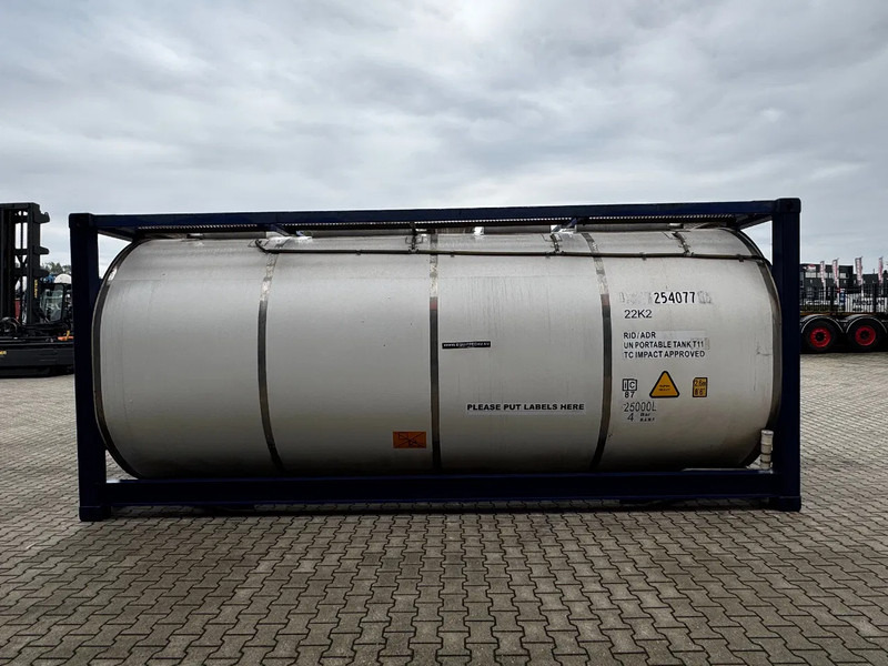CIMC 20FT ISO, 25.090L / 1-COMP / 3 BAFFELS / T12 / 22T6 / 4 LIDS / ADR valid until 04/2027 - Storage tank: picture 3 CIMC 20FT ISO, 25.090L / 1-COMP / 3 BAFFELS / T12 / 22T6 / 4 LIDS / ADR valid until 04/2027 - Storage tank: picture 3