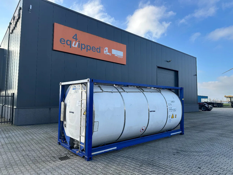 CIMC 20FT ISO, 25.090L / 1-COMP / 3 BAFFELS / T12 / 4 manholes / ADR valid until 02/2027 - Storage tank: picture 1 CIMC 20FT ISO, 25.090L / 1-COMP / 3 BAFFELS / T12 / 4 manholes / ADR valid until 02/2027 - Storage tank: picture 1