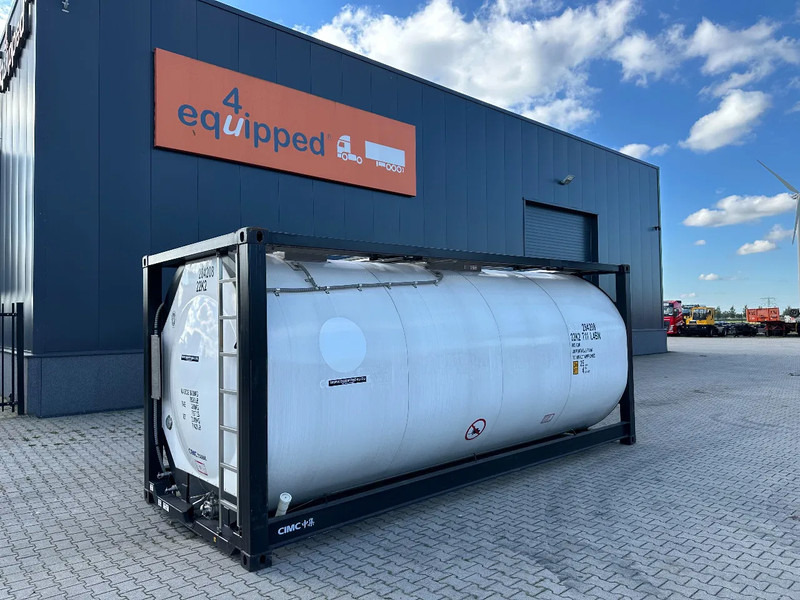 CIMC NEW / UNUSED, for FOOD STUFF or CHEMICAL, 20FT ISO, 25.030L, L4BN, UN Portable, T11, test: 1-2027 - Storage tank: picture 1 CIMC NEW / UNUSED, for FOOD STUFF or CHEMICAL, 20FT ISO, 25.030L, L4BN, UN Portable, T11, test: 1-2027 - Storage tank: picture 1