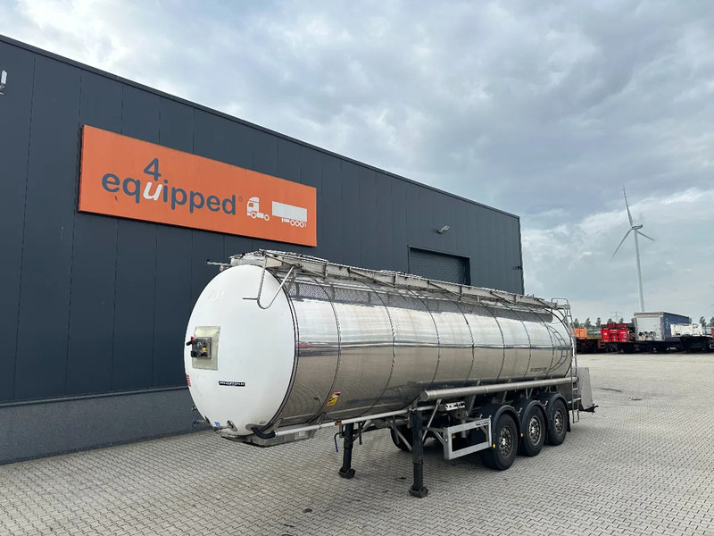 Feldbinder FOOD / LEVENSMIDDELEN / LEBENSMITTEL / 33.500L / 3-COMP / PUMP / NL-trailer / APK: 10-2026 - Tank semi-trailer: picture 1 Feldbinder FOOD / LEVENSMIDDELEN / LEBENSMITTEL / 33.500L / 3-COMP / PUMP / NL-trailer / APK: 10-2026 - Tank semi-trailer: picture 1