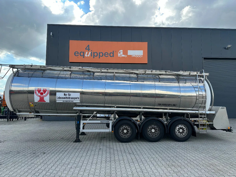 Feldbinder LEVENSMIDDELEN / FOOD / LEBENSMITTEL / 33.500L / 3-COMP / POMP / NL-trailer / APK: 03-2026 - Tank semi-trailer: picture 2 Feldbinder LEVENSMIDDELEN / FOOD / LEBENSMITTEL / 33.500L / 3-COMP / POMP / NL-trailer / APK: 03-2026 - Tank semi-trailer: picture 2